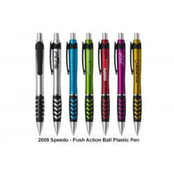 2009 Speedo - Push Action Ball Plastic Pen, Promotional Gifts, Promotional Gift, Singapore